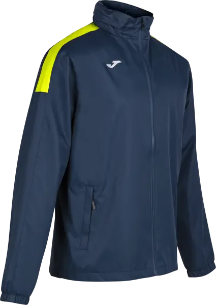 Joma Trivor Rain Jacket - Dark Navy / Yellow Fluor