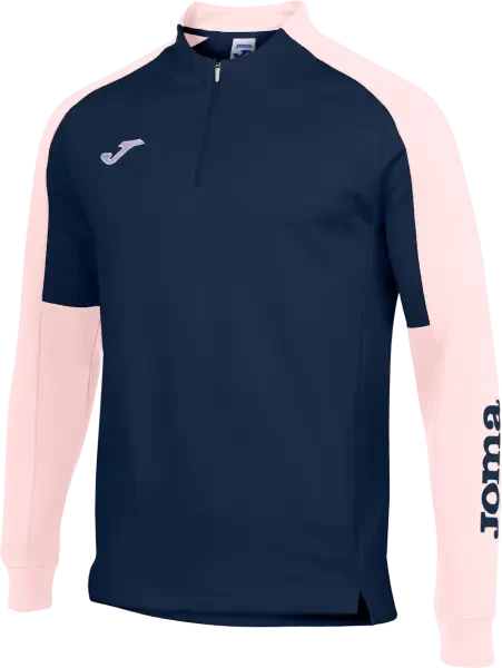 Joma Eco Championship 1/4 Zip Sweatshirt - Navy / Pink