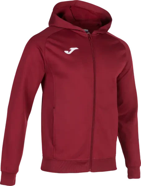 Joma Menfis Full Zip Hoodie - Burgundy