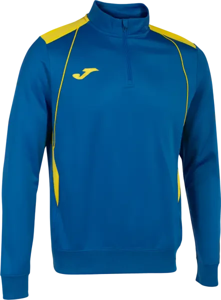 Joma Championship VII 1/4 Zip Sweatshirt - Royal / Yellow