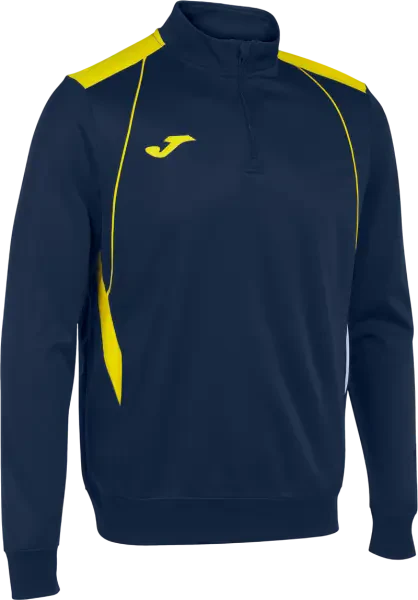 Joma Championship VII 1/4 Zip Sweatshirt - Navy / Yellow