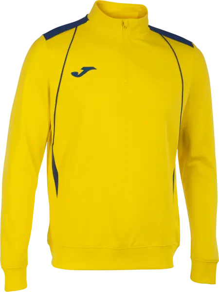 Joma Championship VII 1/4 Zip Sweatshirt - Yellow / Navy