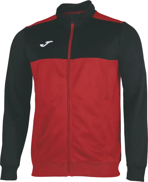 Joma Winner Full Zip Track Top - Red / Black