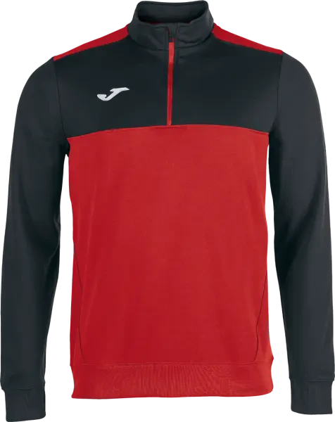 Joma Winner 1/4 Zip Sweatshirt - Red / Black