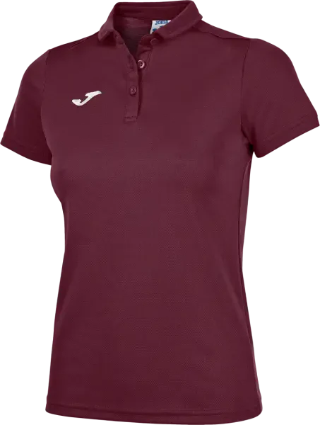 Joma Hobby Women's Polo Shirt- Burgundy