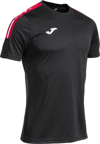 Joma Olimpiada Eco Essential Shirt - Black / Red