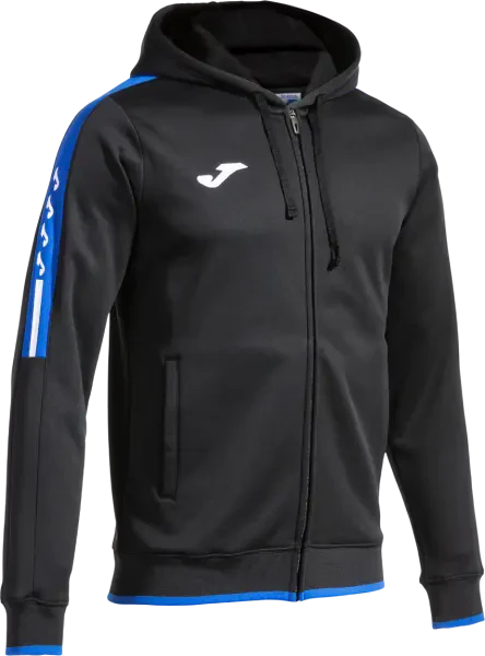 Joma Olimpiada Full Zip Hoodie - Black / Royal
