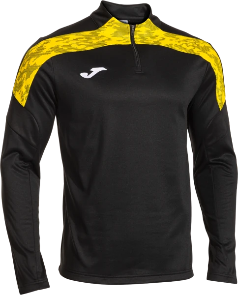 Joma Championship VIII 1/4 Zip Sweatshirt - Black / Yellow