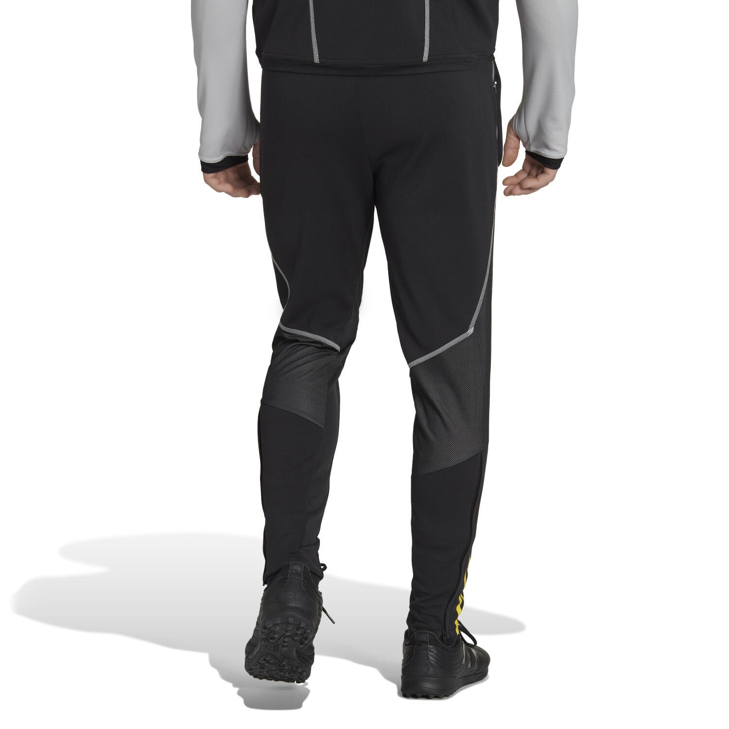 Black and yellow adidas pants shop