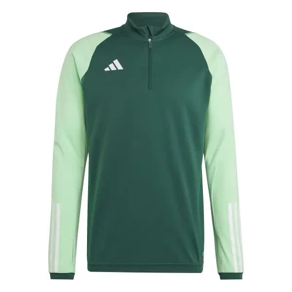 Adidas Tiro 23 Competition 1/4 Zip Training Top - Team Dark Green / Beam Green