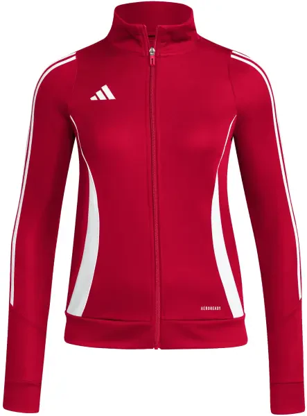 Adidas Women's Tiro 24 Full Zip Training Jacket - Team Power Red / White