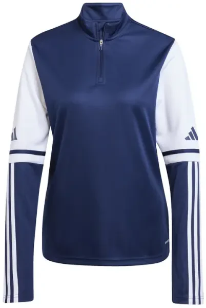 Adidas Women's Squadra 25 1/4 Zip Training Top - Team Navy Blue / White