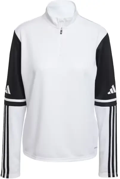 Adidas Women's Squadra 25 1/4 Zip Training Top - White