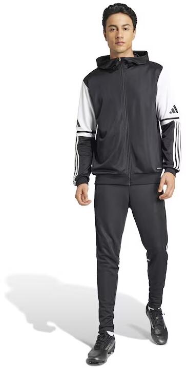 Adidas Squadra 25 Full Zip Hoodie - Black / White - Total