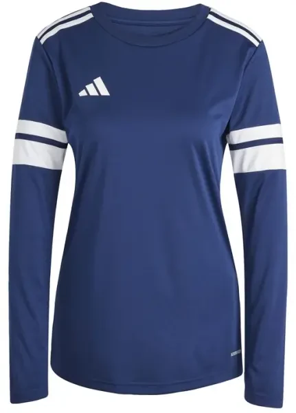 Adidas Women's Squadra 25 Long Sleeve Jersey - Team Navy Blue / White