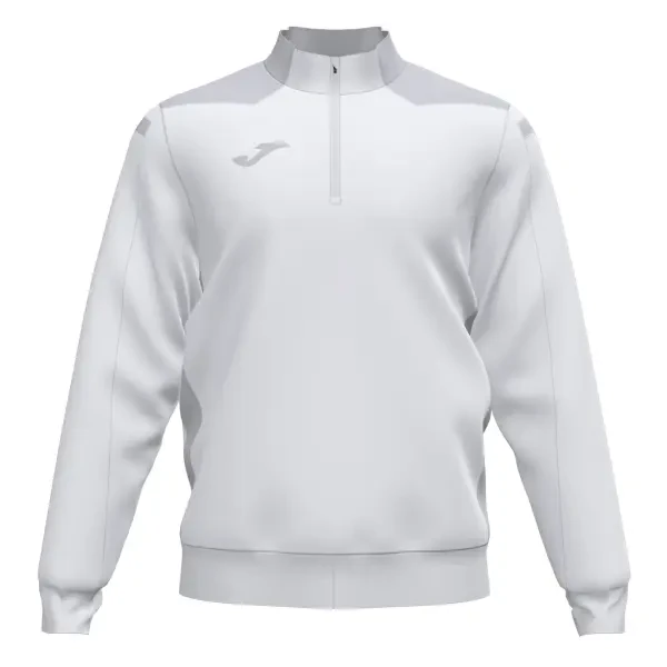 Joma Championship VI 1/4 Zip Sweatshirt - White / Grey