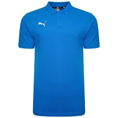 Puma teamGOAL Casuals Polo Shirt - Electric Blue