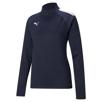 Puma teamLIGA Women's 1/4 Zip Training Top - Peacoat