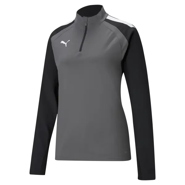 Puma teamLIGA Women's 1/4 Zip Training Top - Smoked Pearl