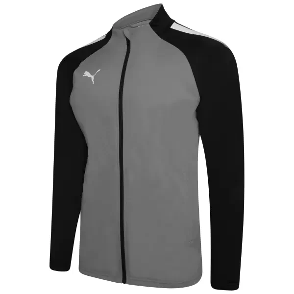 Puma teamLIGA Full Zip Training Jacket - Smoked Pearl/Puma White