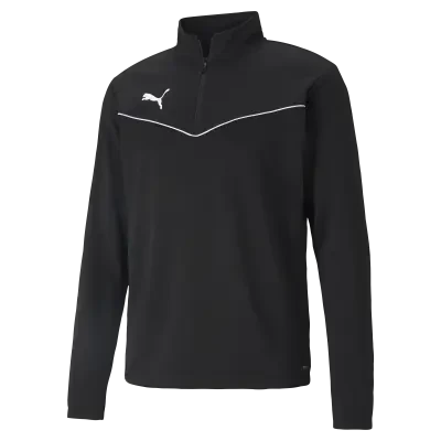 Puma teamRISE 1/4 Zip - Puma Black / White