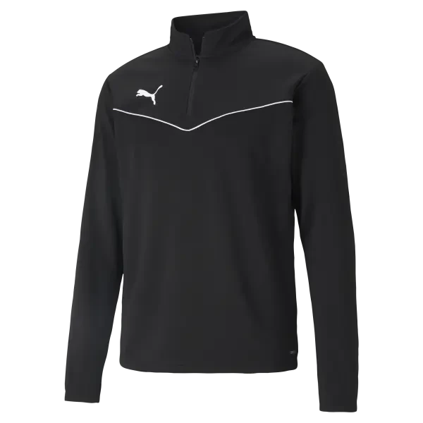 Puma teamRISE 1/4 Zip Training Top - Puma Black / White