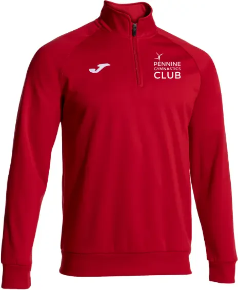 Pennine Gymnastics Club Performance 1/4 Zip - Red