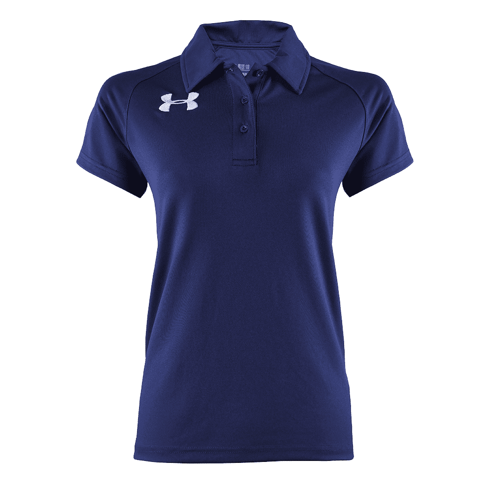 Under Armour Women s Performance Polo Shirt Navy Total Gymnastics Direct