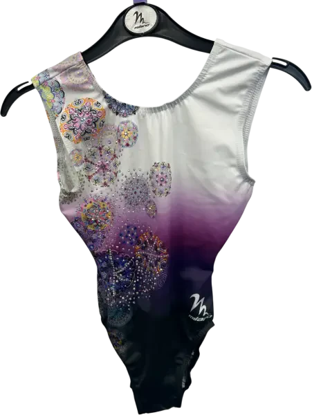 Milano Flower Sparkle Bodice - Purple